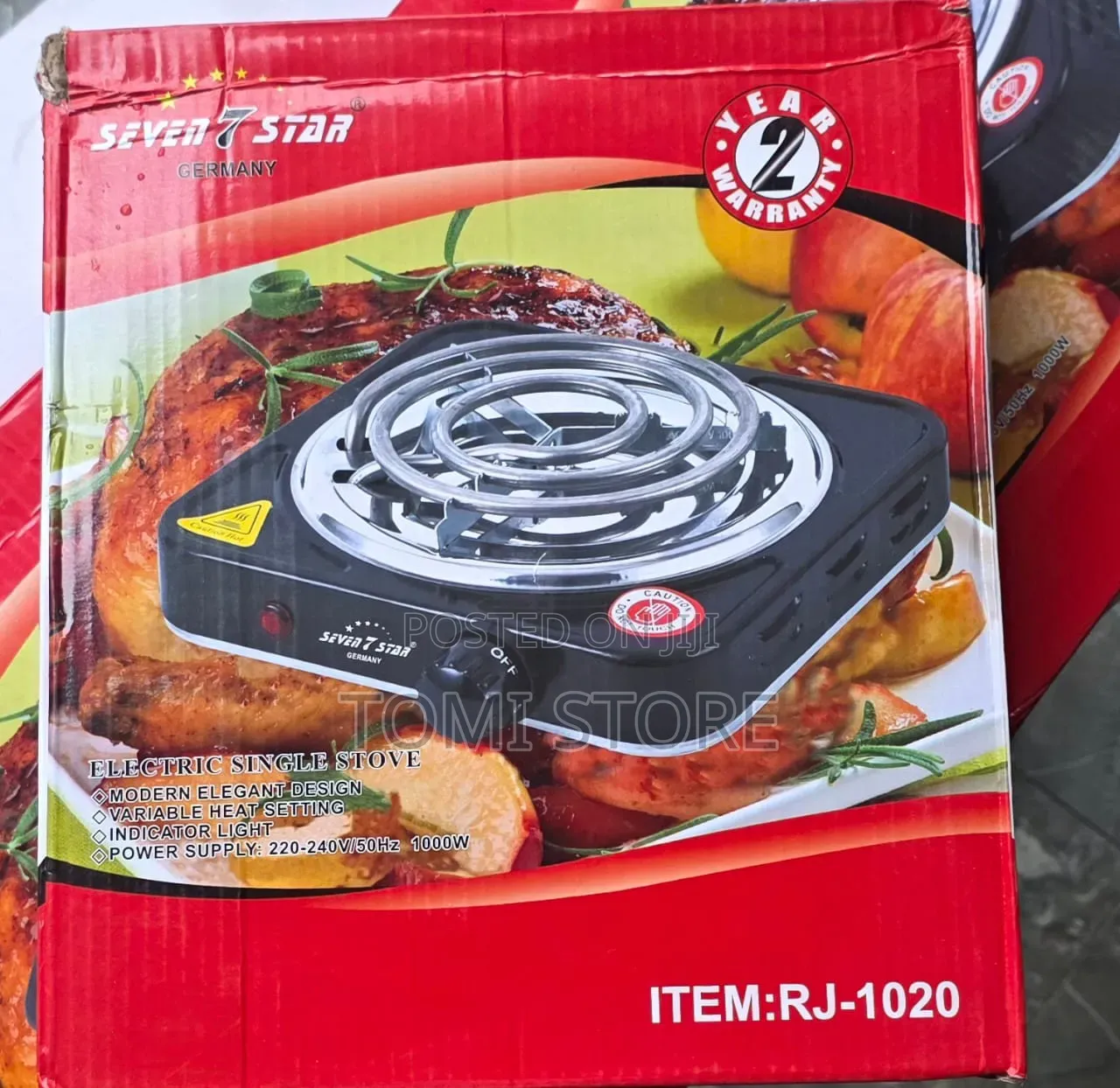 7 Star Electric Single Stove ⭐️🇩🇪