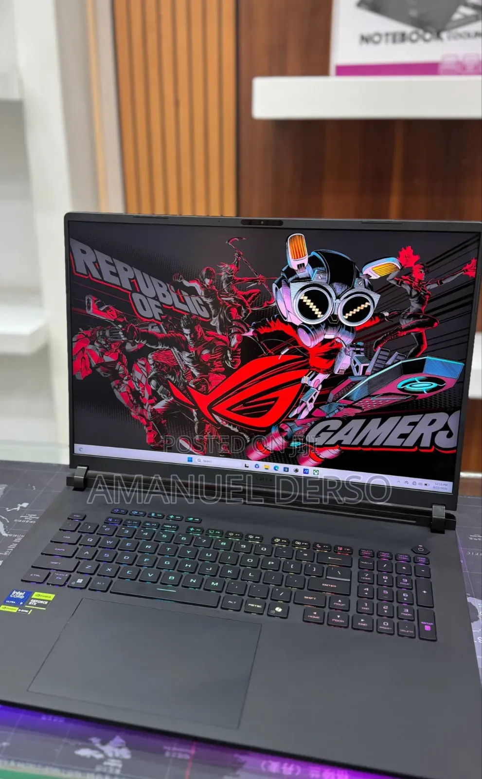 New Laptop Asus ROG Strix G15 16GB Intel Core i9 SSD 2T