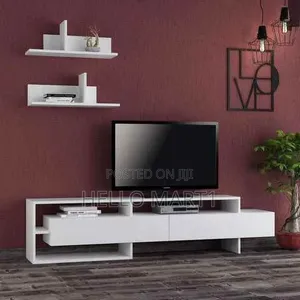 Tv Stand With a Wall Unit