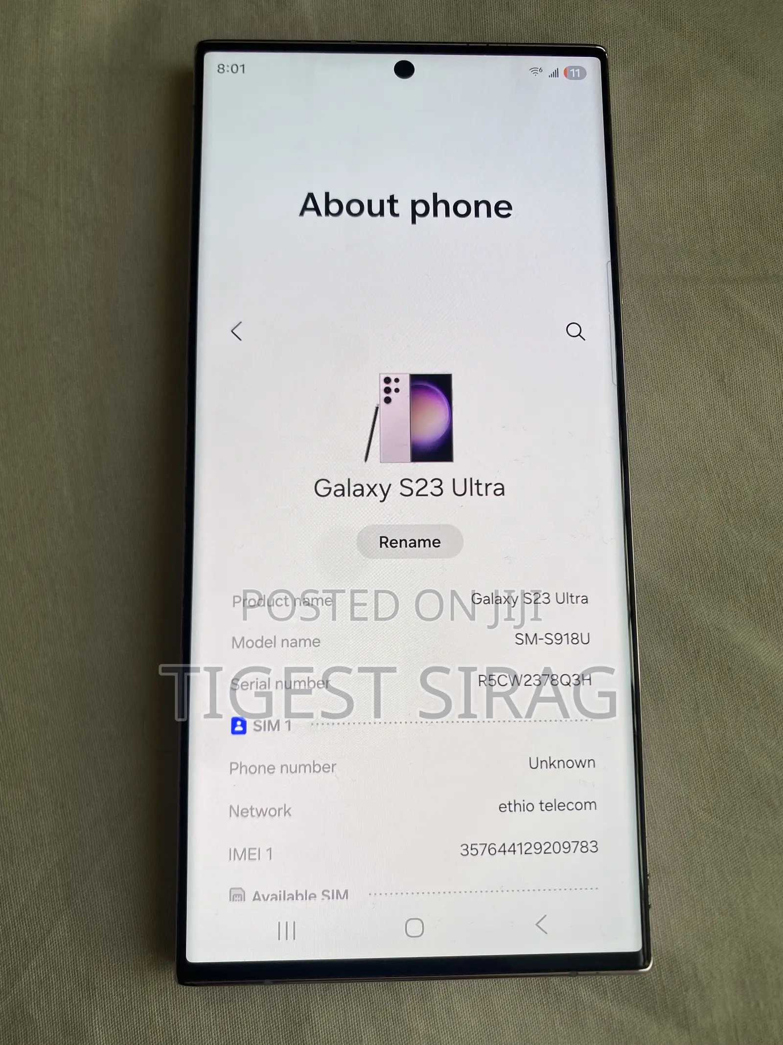 Samsung Galaxy S23 Ultra 256 GB Pink