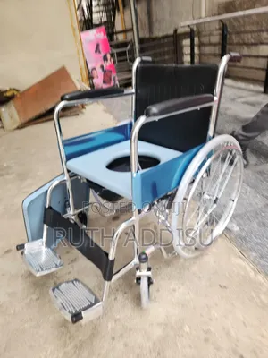 Entros Lightweight Wheelchair With Commode Seat Cushion Medical ዊልቸር