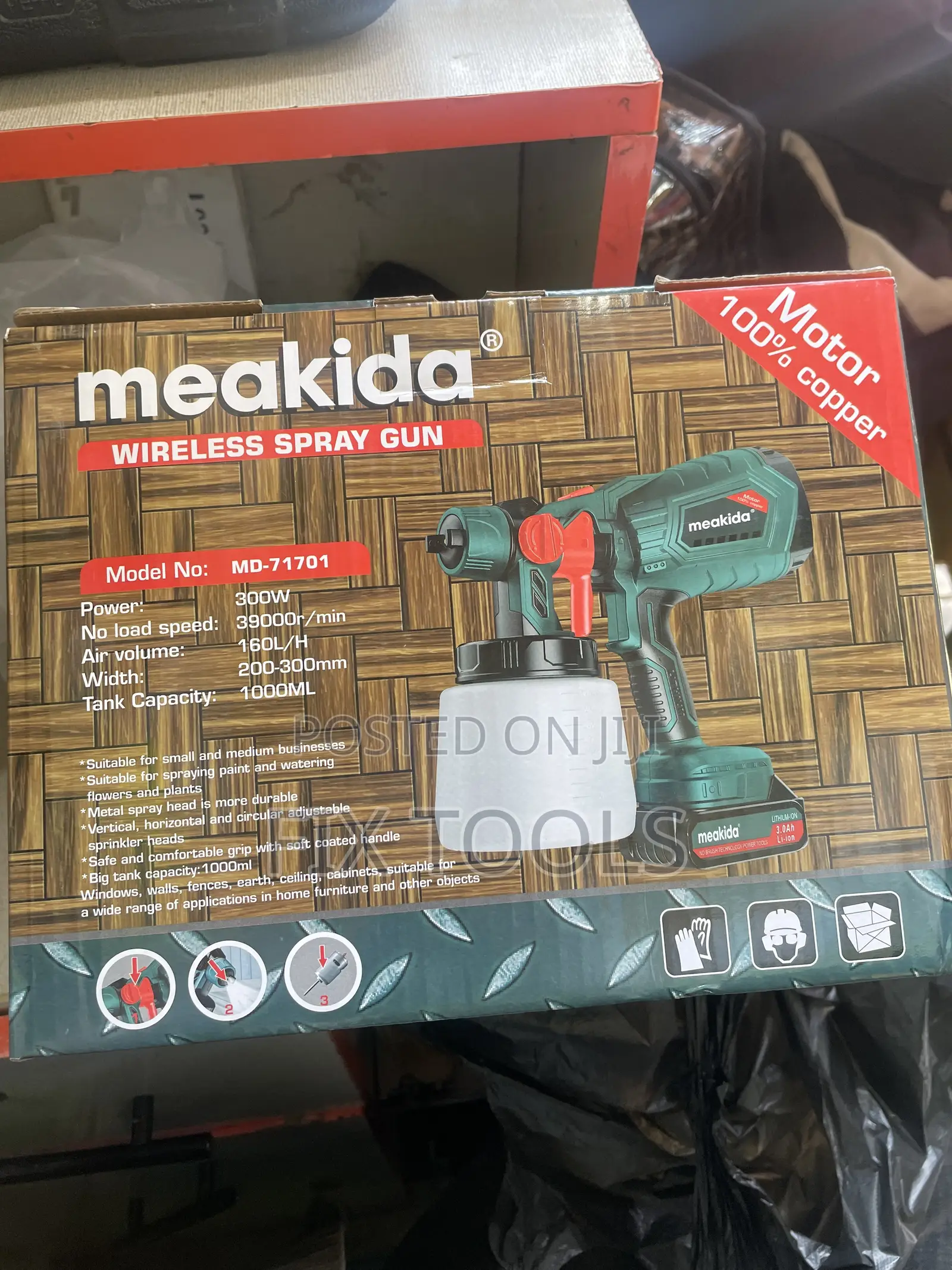Meakida Chargeable( Wireless )Spray Gun