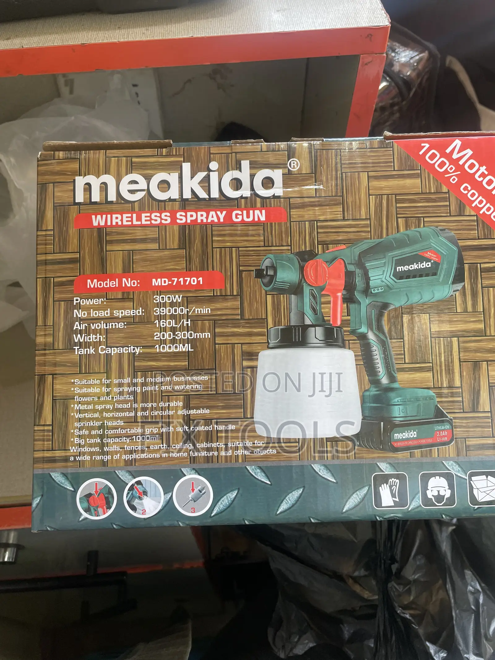 Meakida Chargeable( Wireless )Spray Gun