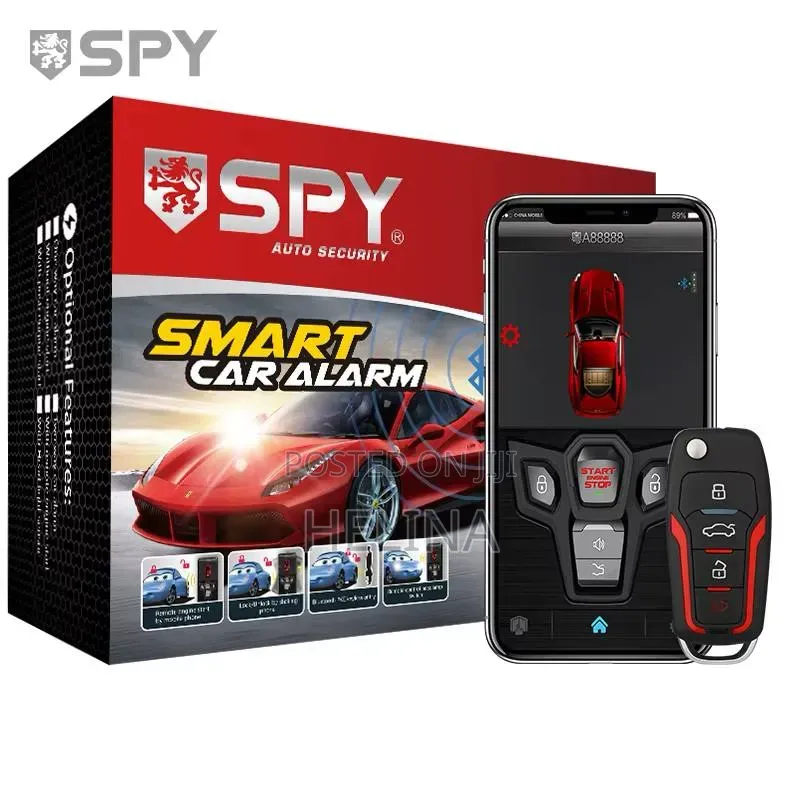 Smart Car Alarm Auto Security Control via Bluetooth Compatible