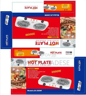 Brand New Double Burner Electric Hot Plate (2000w) – Jx-2000w