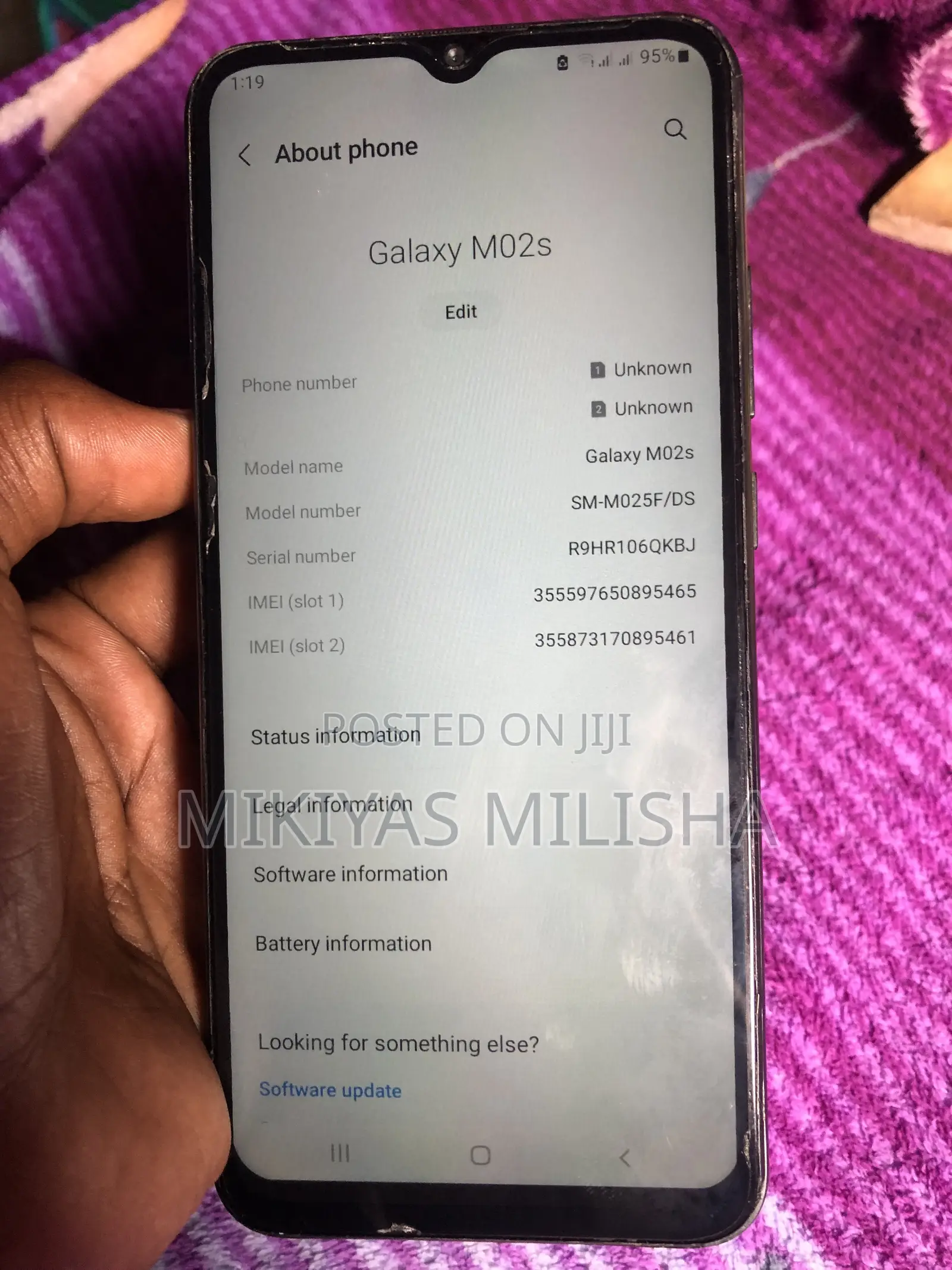 Samsung Galaxy M02s 32 GB Black