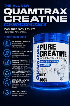 Pure and Micronised Creatine Monohydrate 100 Serving
