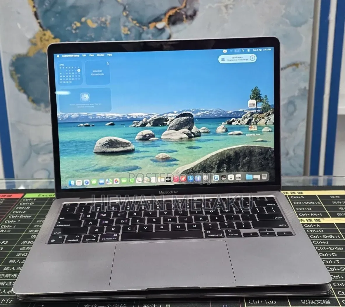 New Laptop Apple MacBook Air 2020 M1 8GB Apple M1 SSD 256GB