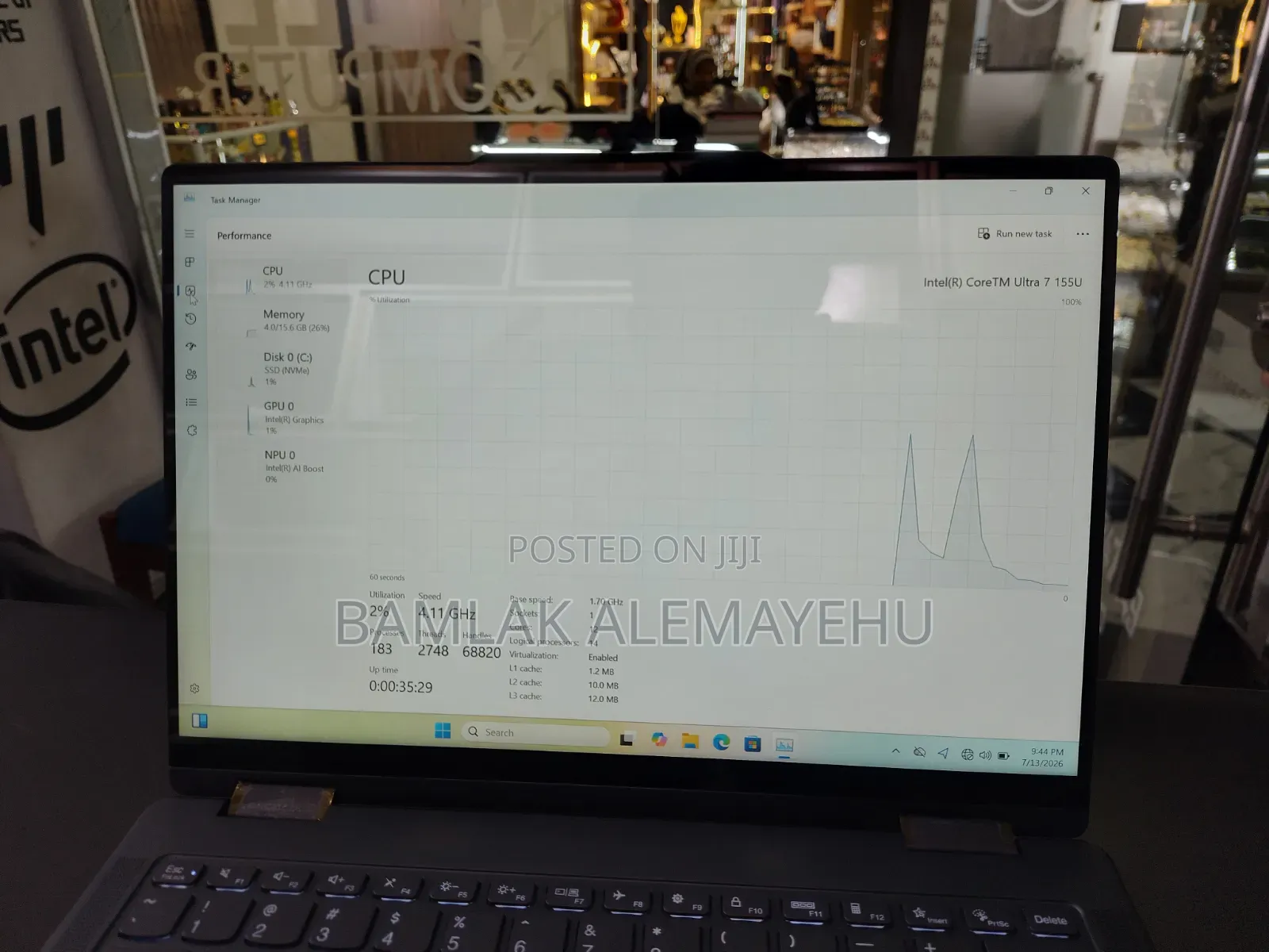New Laptop Lenovo Yoga 7i 16GB Intel Core Ultra 7 SSD 1T