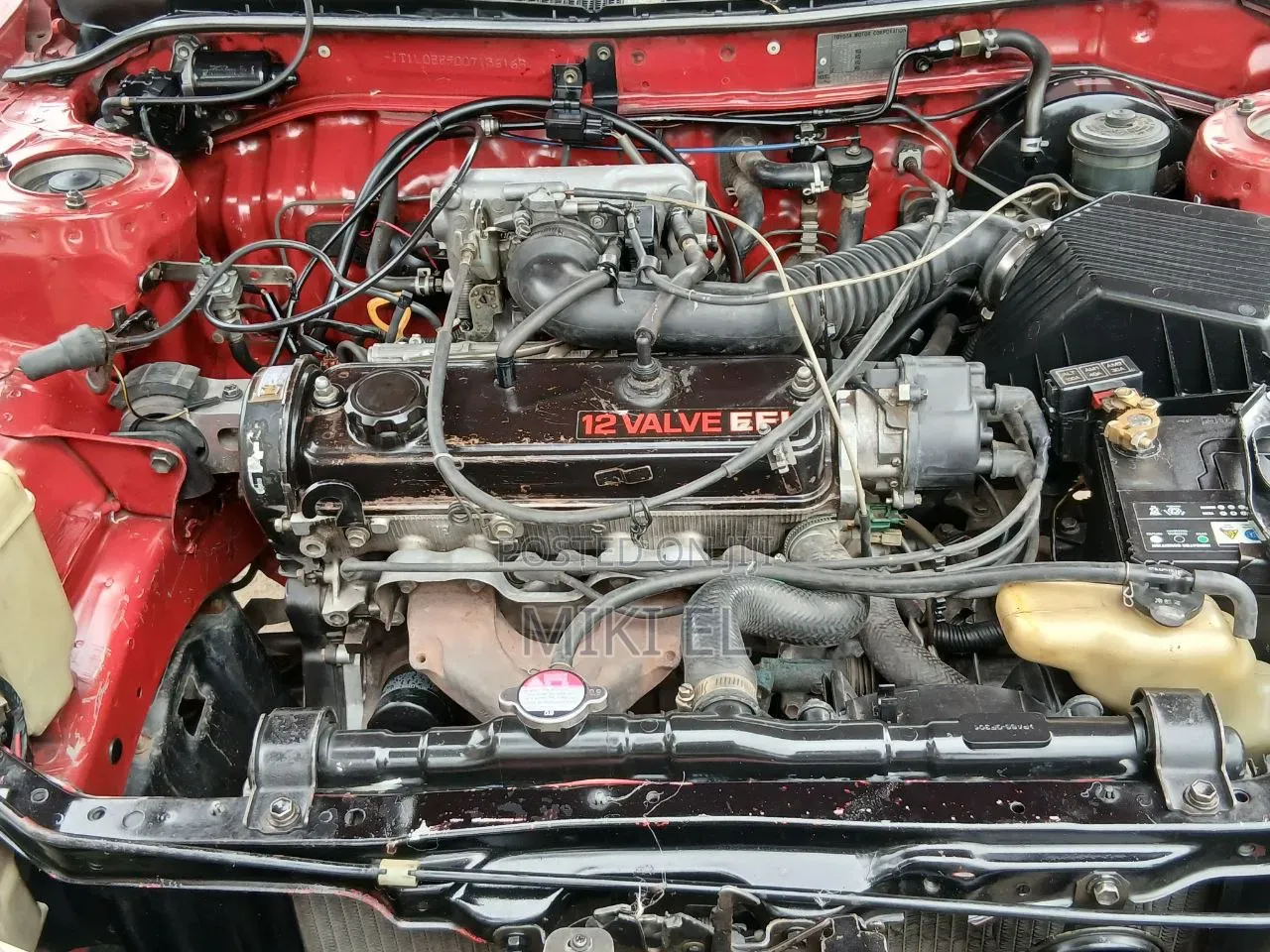 Toyota Corolla II 1.3 FWD 1991 Red