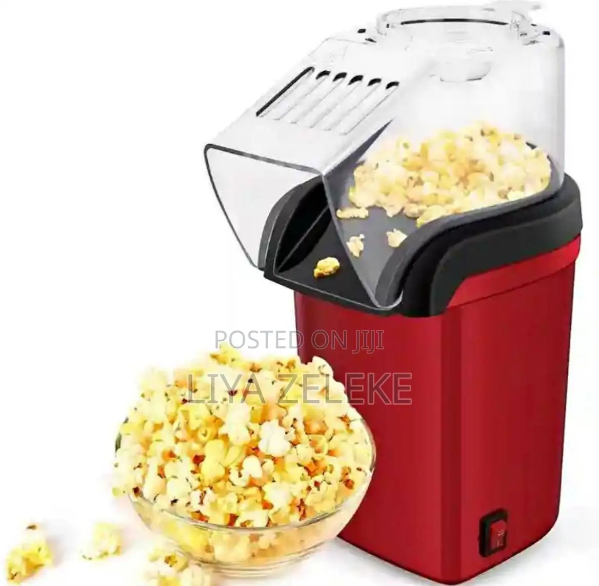 Oil Free Popcorn Maker ያለዘይት የፈንዲሻ ማፍክያ