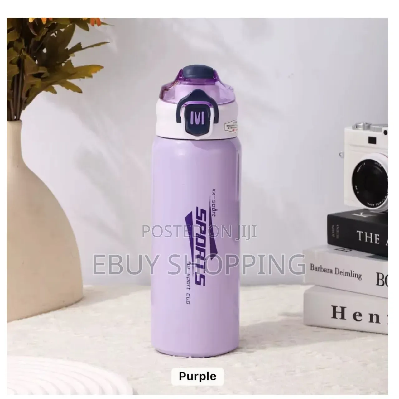 Multicolor Sports Vacuum Flask 600ml –Insulated Stainless Steel Bottle