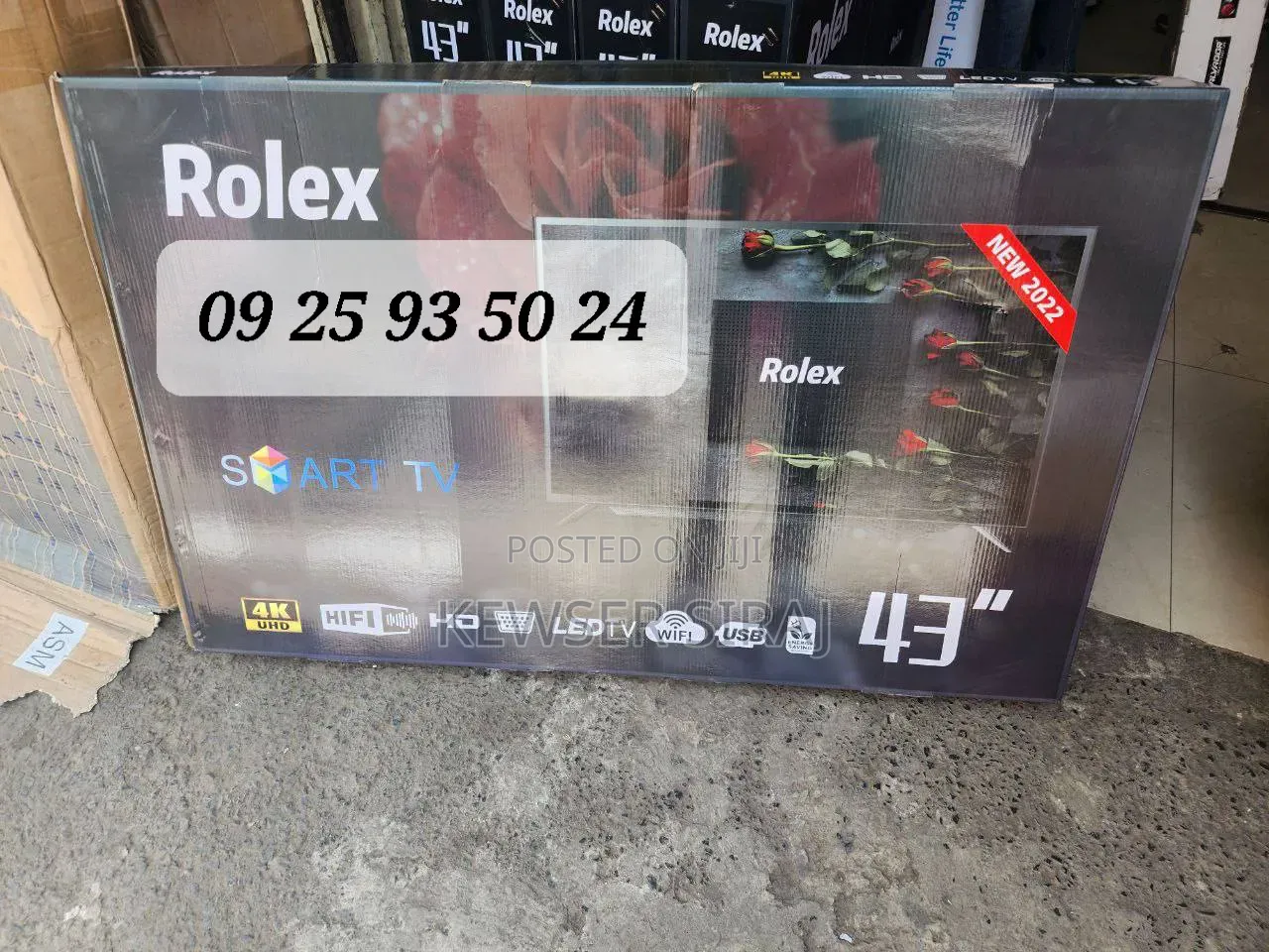 Sapphire 43inch Tv Smart Android New 20 25 Model Double Glass