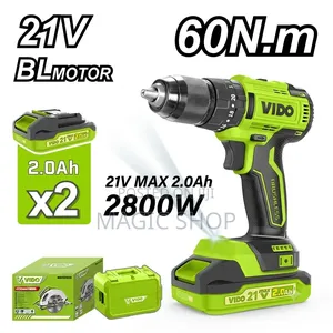 Vido Brushless Chargeable Drill 21v