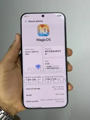 New Honor 80 Pro 256 GB Black
