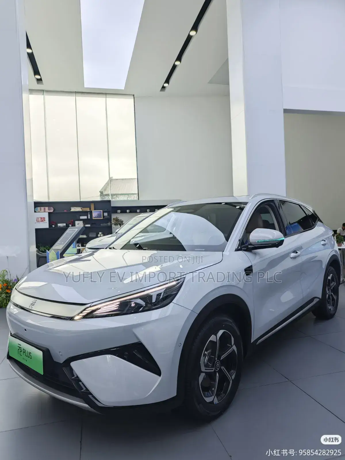 New BYD Yuan Plus 2025 White