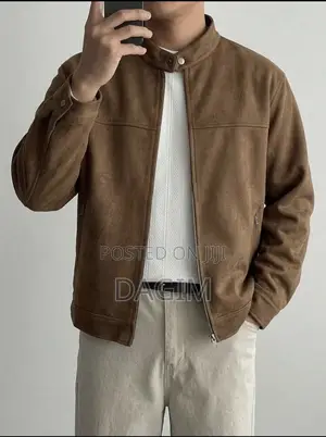 European Standard Men’S Brown Suede Jacket | Italian Style Premium