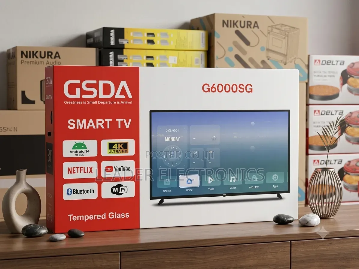 Gsda Tv 60" Smart Android Tv – Android 14.0 | Big Screen Entertainment