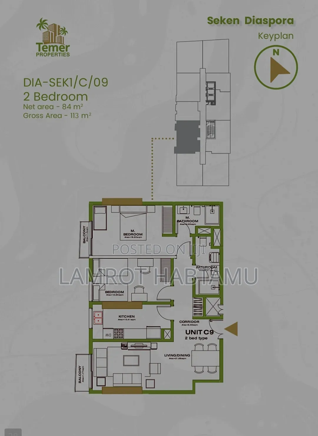 1bdrm Apartment in Temer Real Estate, Bole for sale