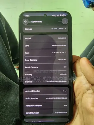 New Tecno Camon 50 256 GB Black