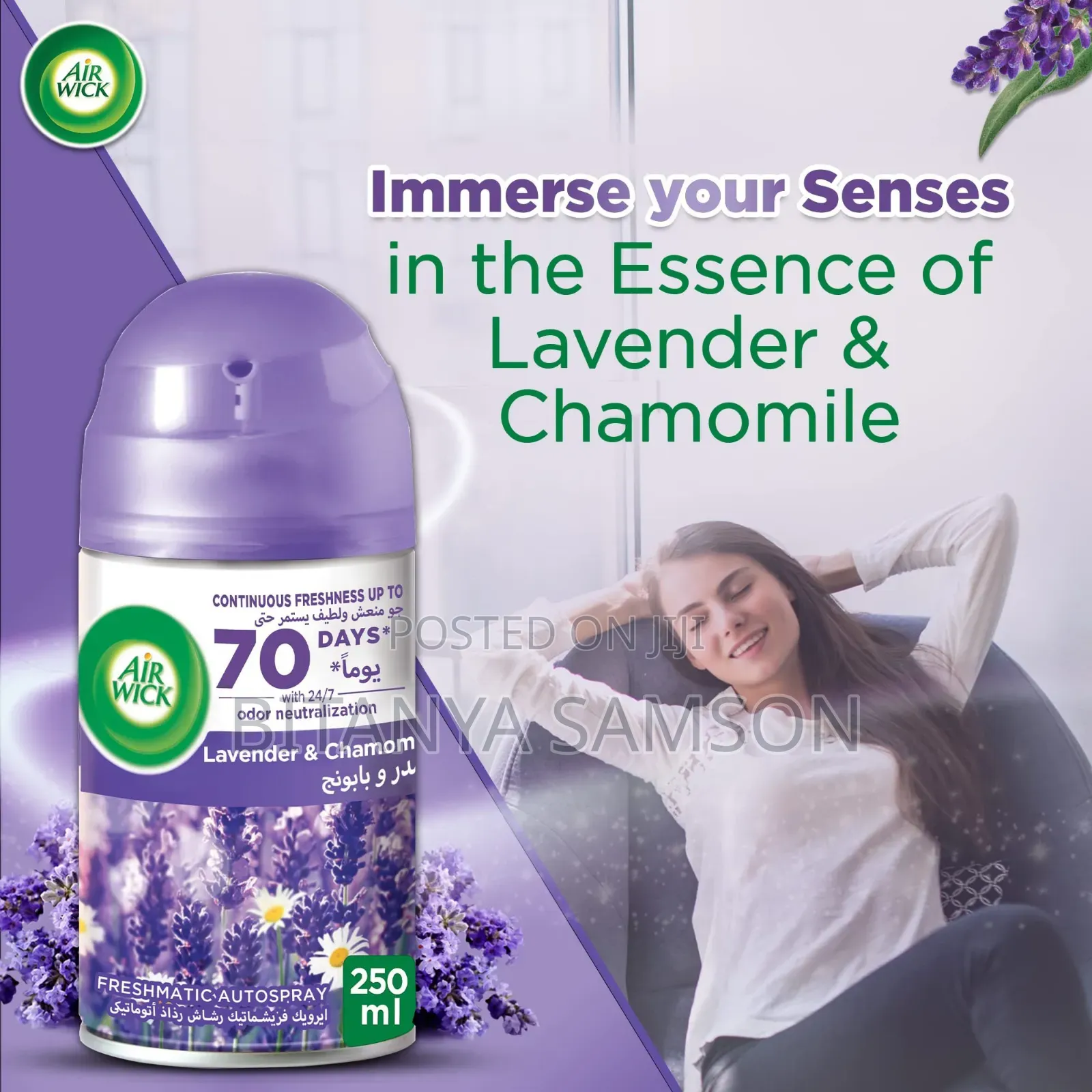 Airwick Automatic Air Freshener With Dispenser