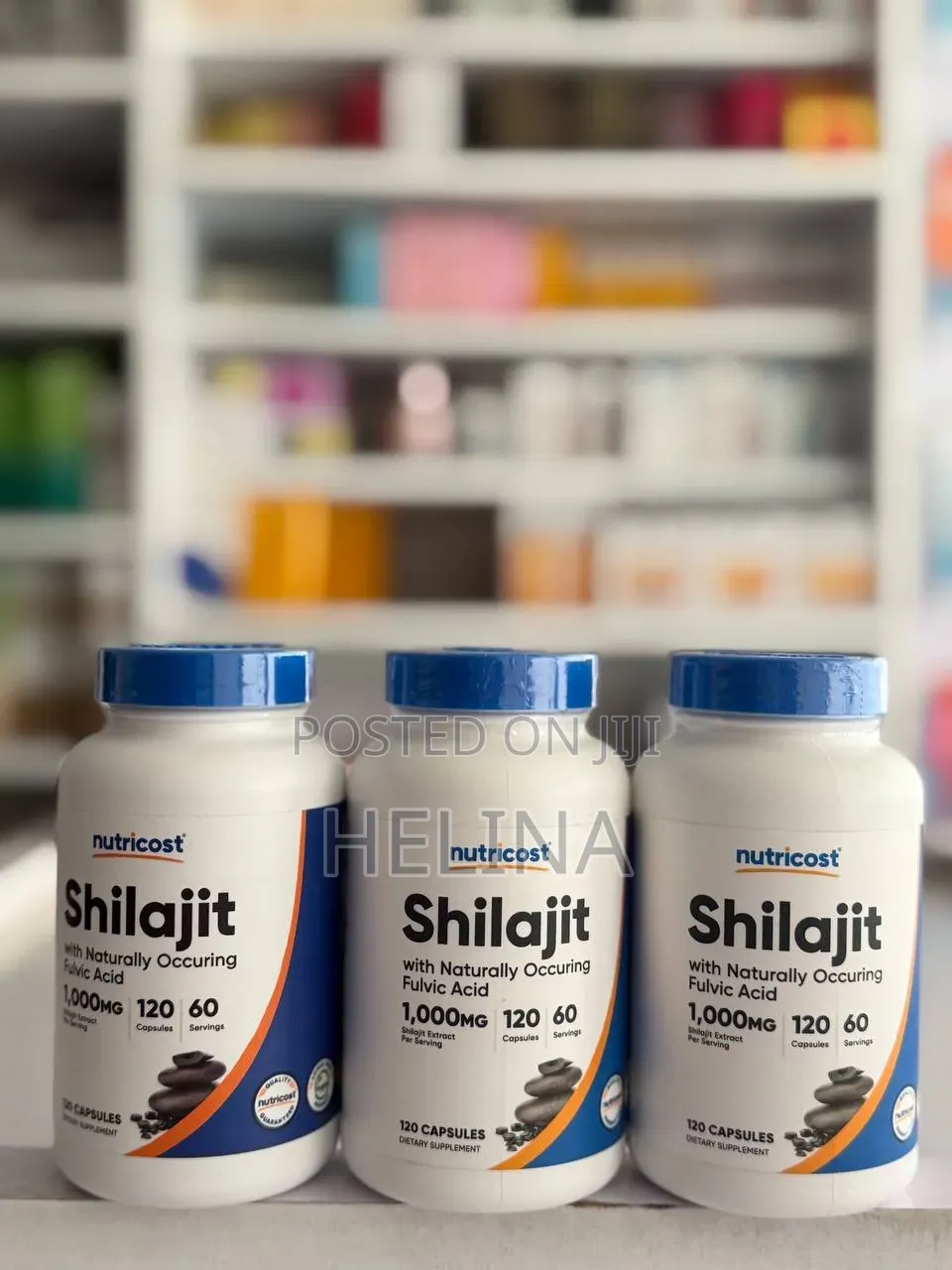 1000mg Shilajit 120 Capsules 60 Servings With Fulvic Acid From Usa