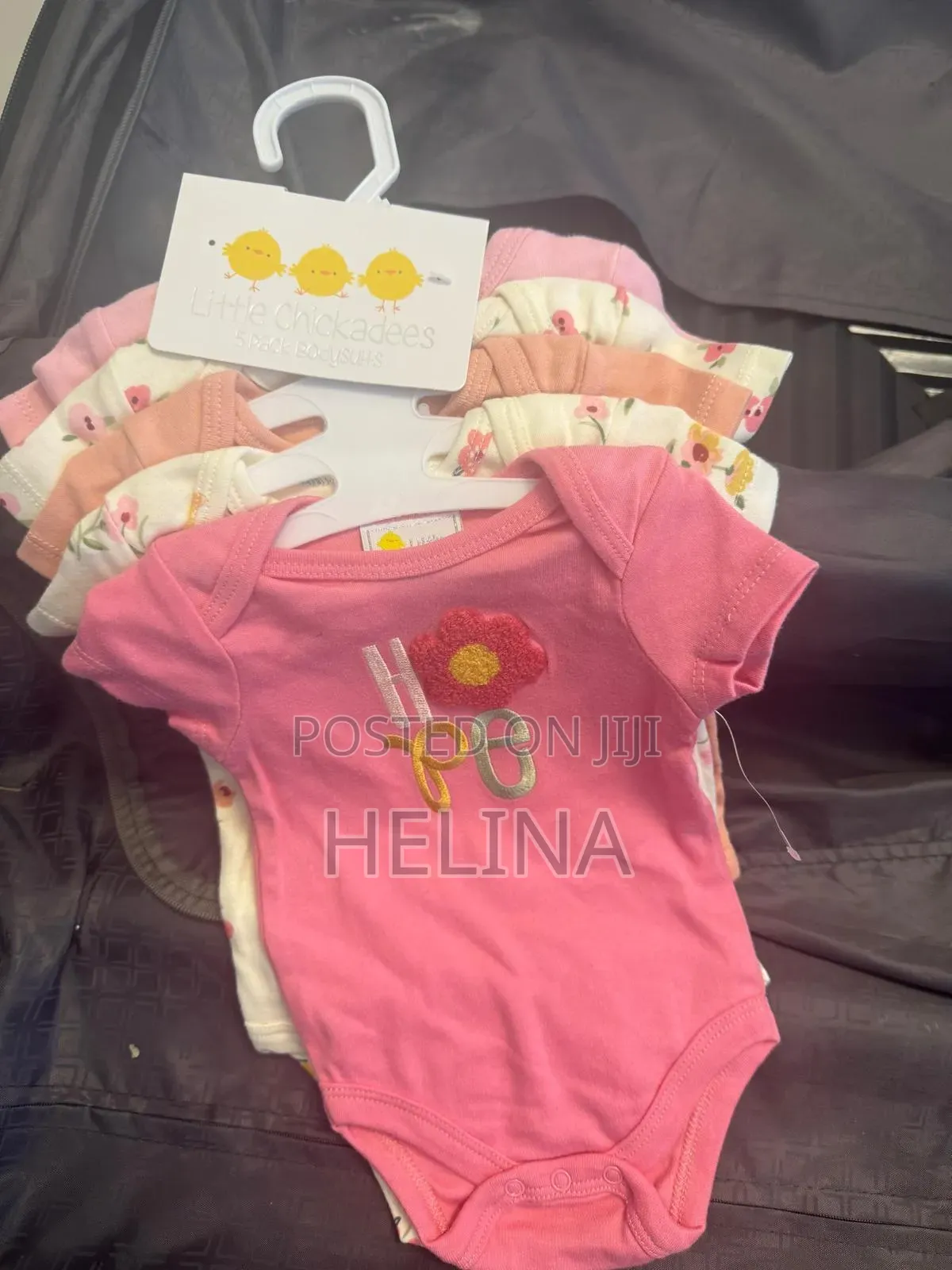 Little Chickadees Brand 5-Pack of Bodysuits for Baby Original From USA