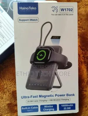 Hainoteko 10000mah Ultra-Fast Magnetic Power Bank