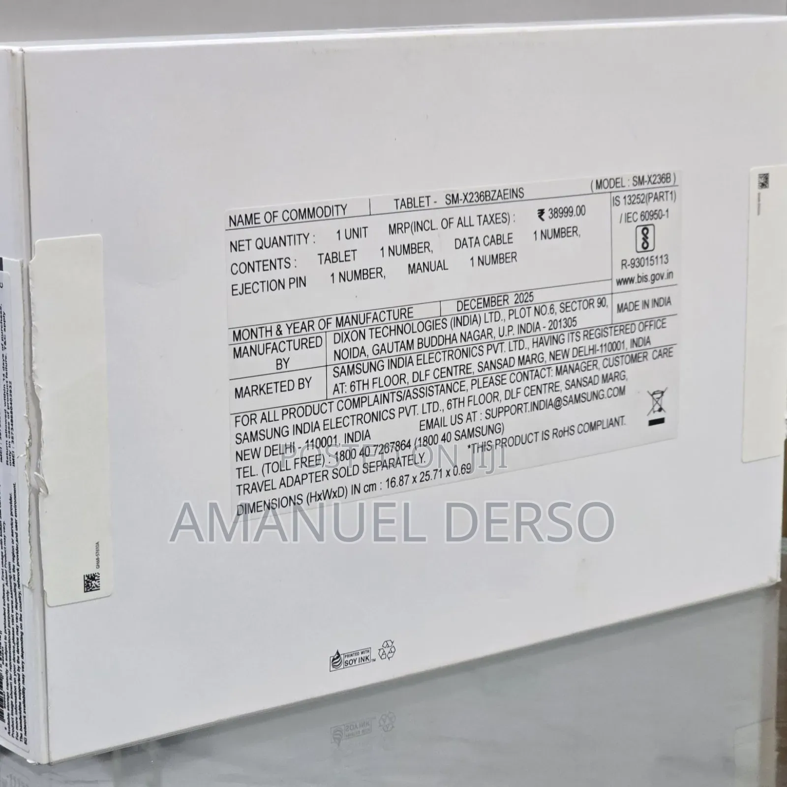 New Samsung Galaxy Tab A11 128 GB Silver