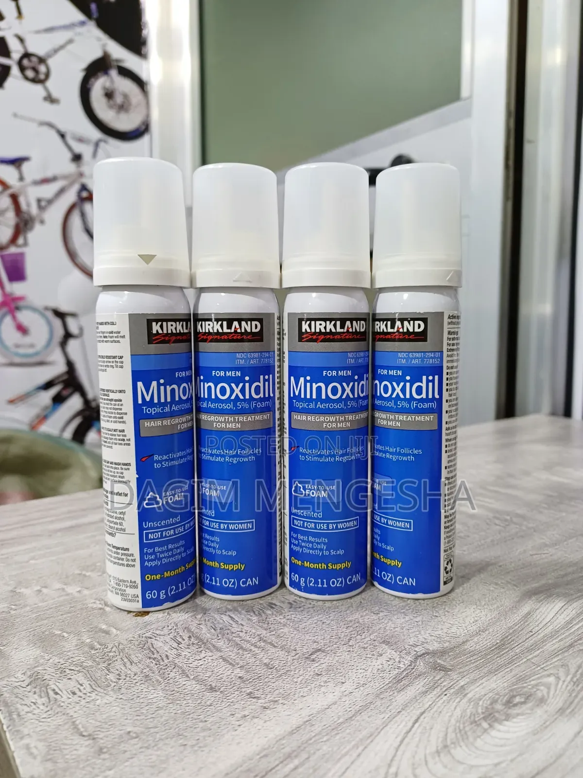 ለፀጉር እና ለፂም ተመራጭ Original Foam Minoxidil