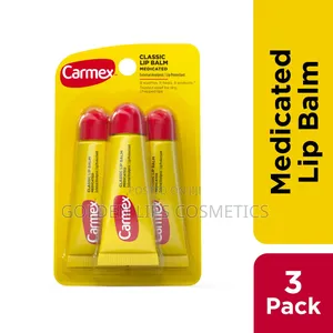 Carmex Classic Medicated Lip Balm 3 Pack – Dry Chapped Lip Care