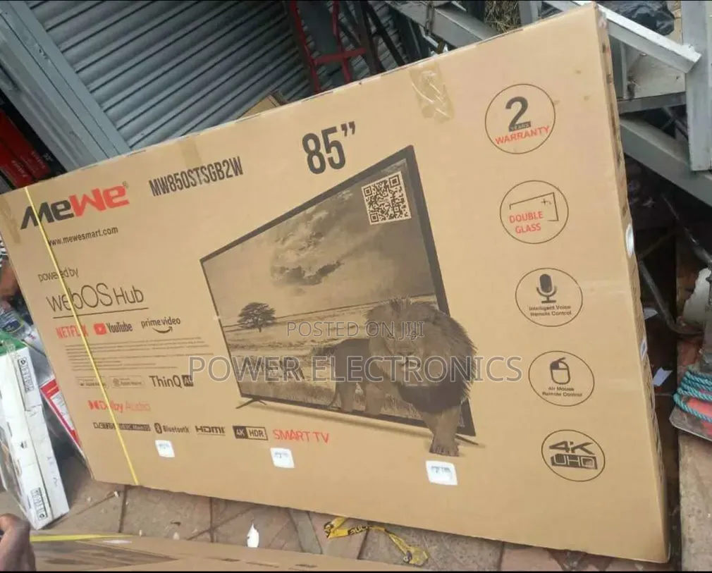 Mewe 75 Inch Fremless Weboss Televishion
