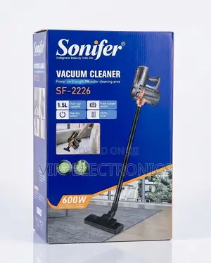 Sonifer Vacuum Cleaner 1.5L Corded Stick – 600W Powerful Suction