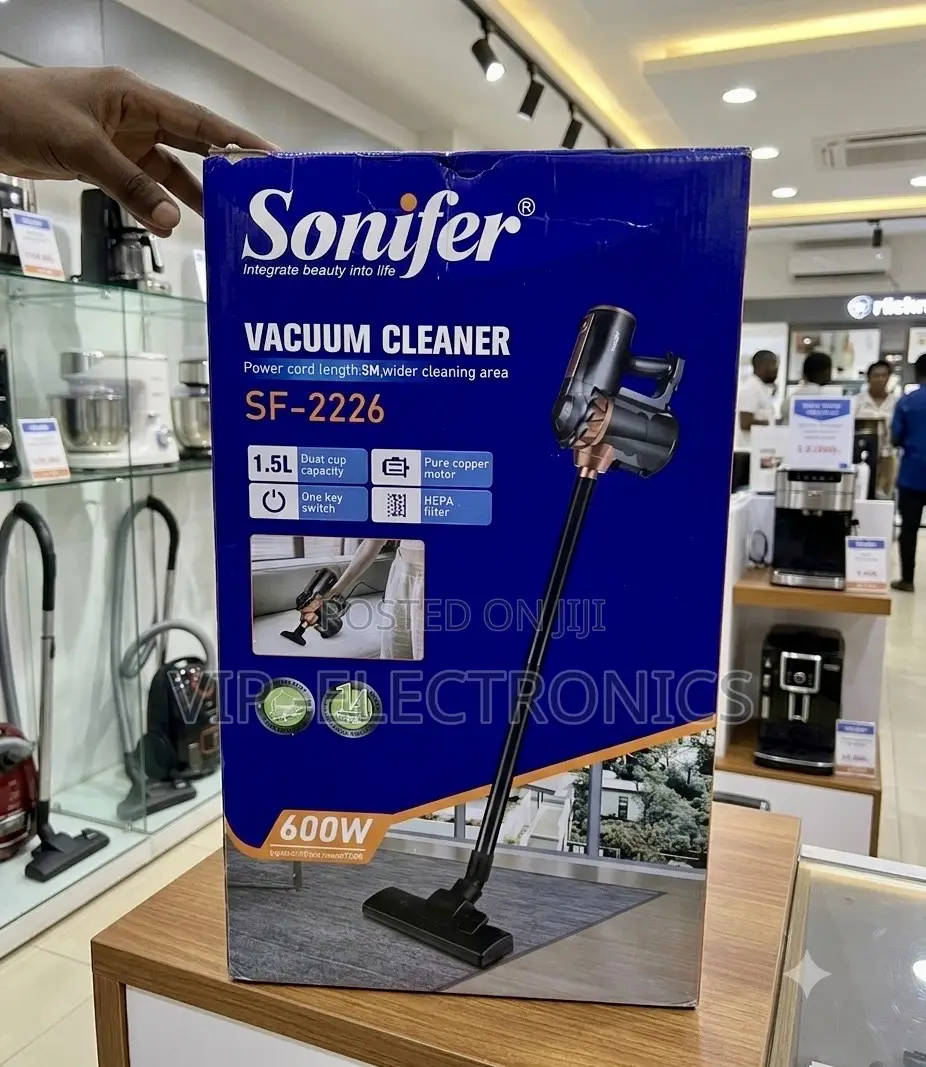 Sonifer Vacuum Cleaner 1.5L Corded Stick – 600W Powerful Suction