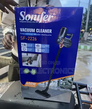Sonifer Vacuum Cleaner 1.5Liter • Power: 600W High-Performance Motor