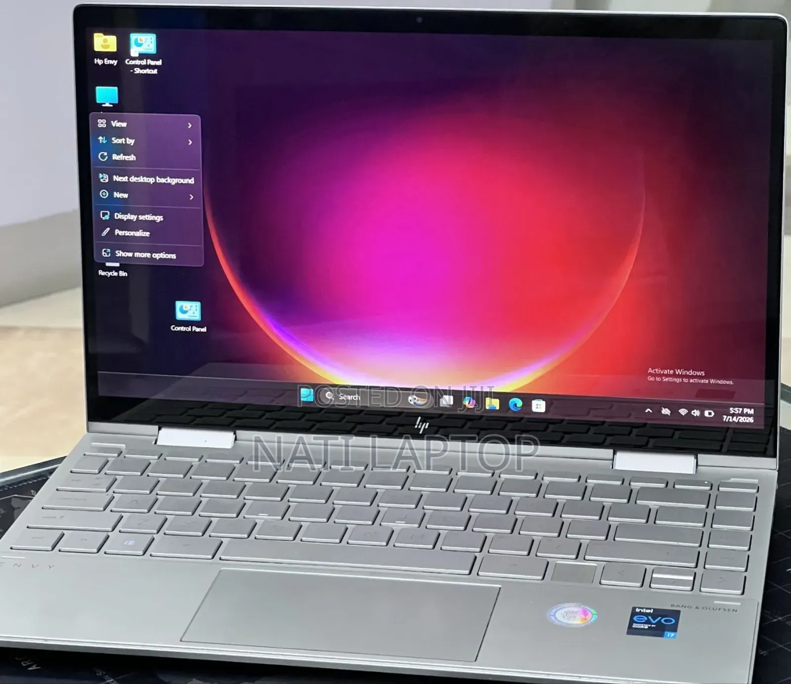 New Laptop HP Envy x360 8GB Intel Core i7 SSD 512GB