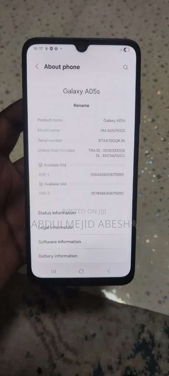 Samsung Galaxy A05s 128 GB Black
