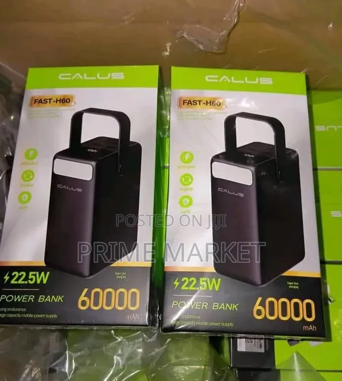 Calus 60,000mah Fast-H60 Power Bank | 22.5w Fast Charge