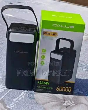 Calus 60,000mah Fast-H60 Power Bank | 22.5w Fast Charge