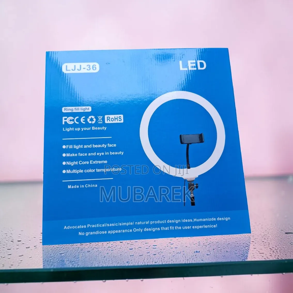 LJJ-36 Ring Light With Phone Holder