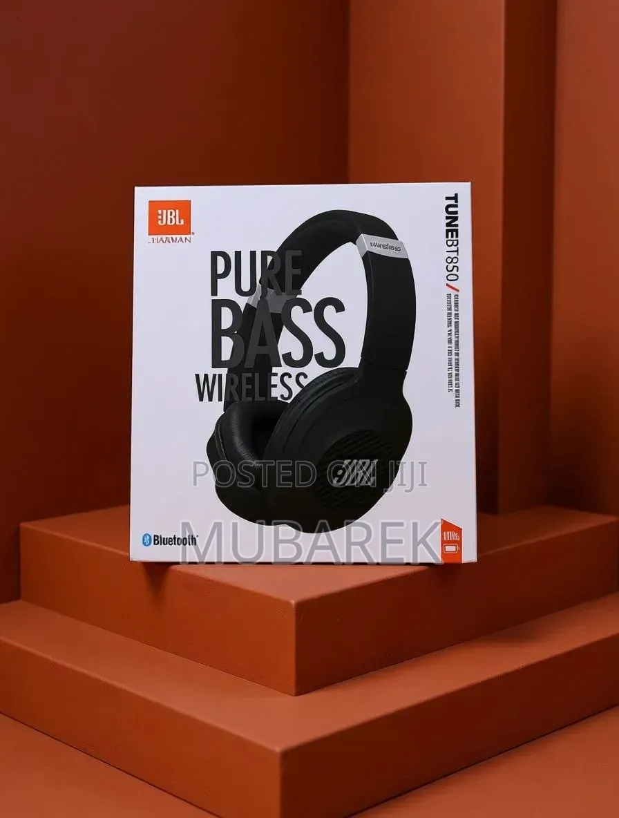 Powerful JBL Tune BT850 Bluetooth Wireless Over-Ear Earphone