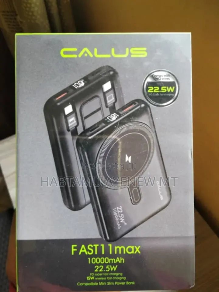 Calus Mini Magnetic Wired/Wireless Power Bank