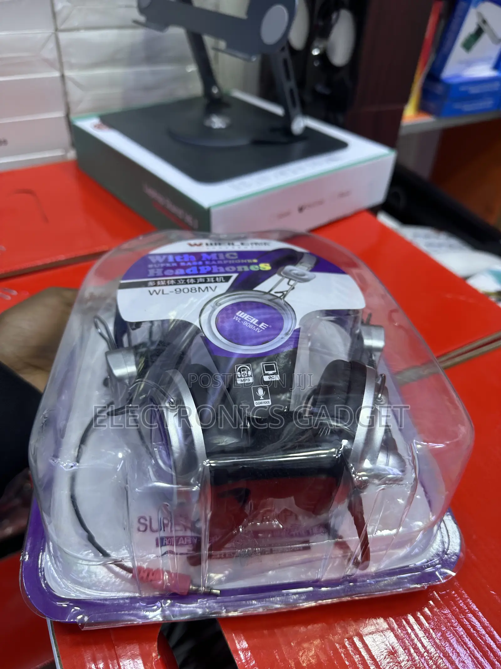 WL-908MV Stereo Headphones | With Microphone | Super Bass