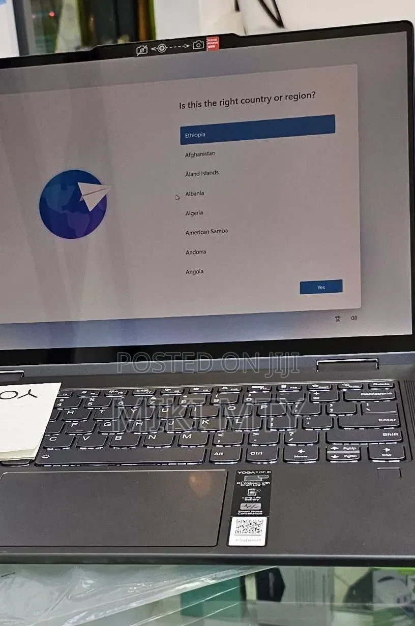 New Laptop Lenovo Yoga 7i 16GB Intel Core i5 SSD 512GB