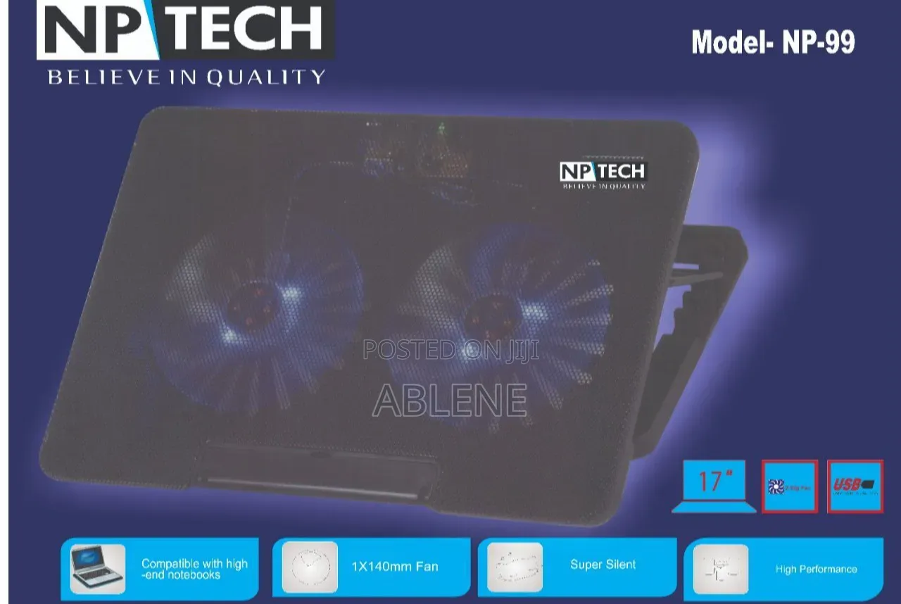 Notebook Cooling Double Fan Laptop Stand (Laptop Coling Fan)