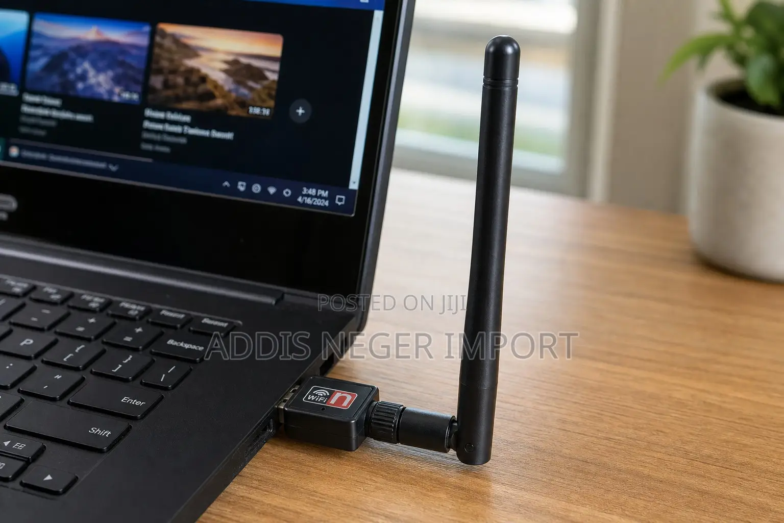 Wireless N USB Wi-Fi Adapter With External Antenna