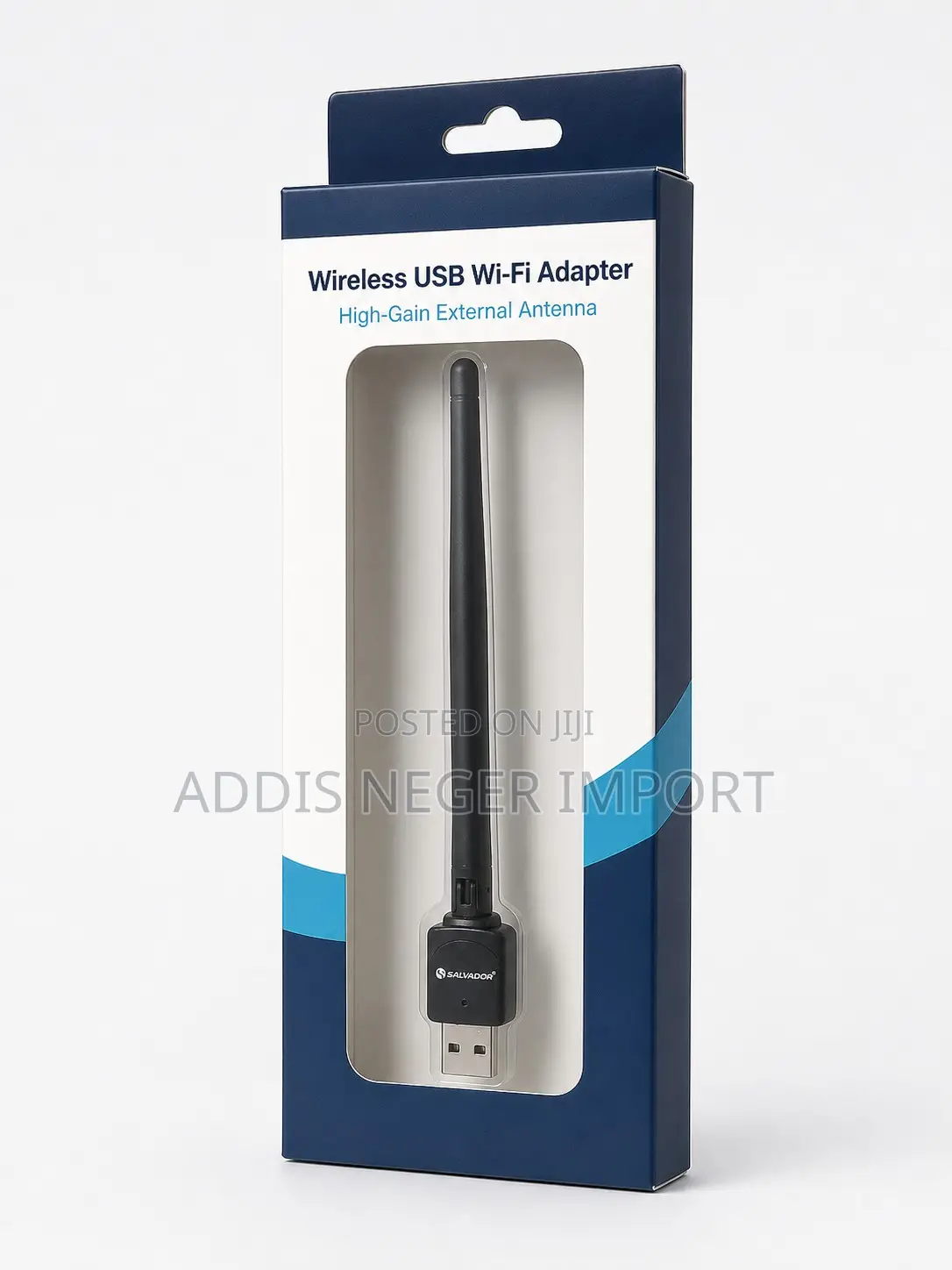 SALVADOR AC600 Dual-Band USB Wi-Fi Adapter With External Antenna