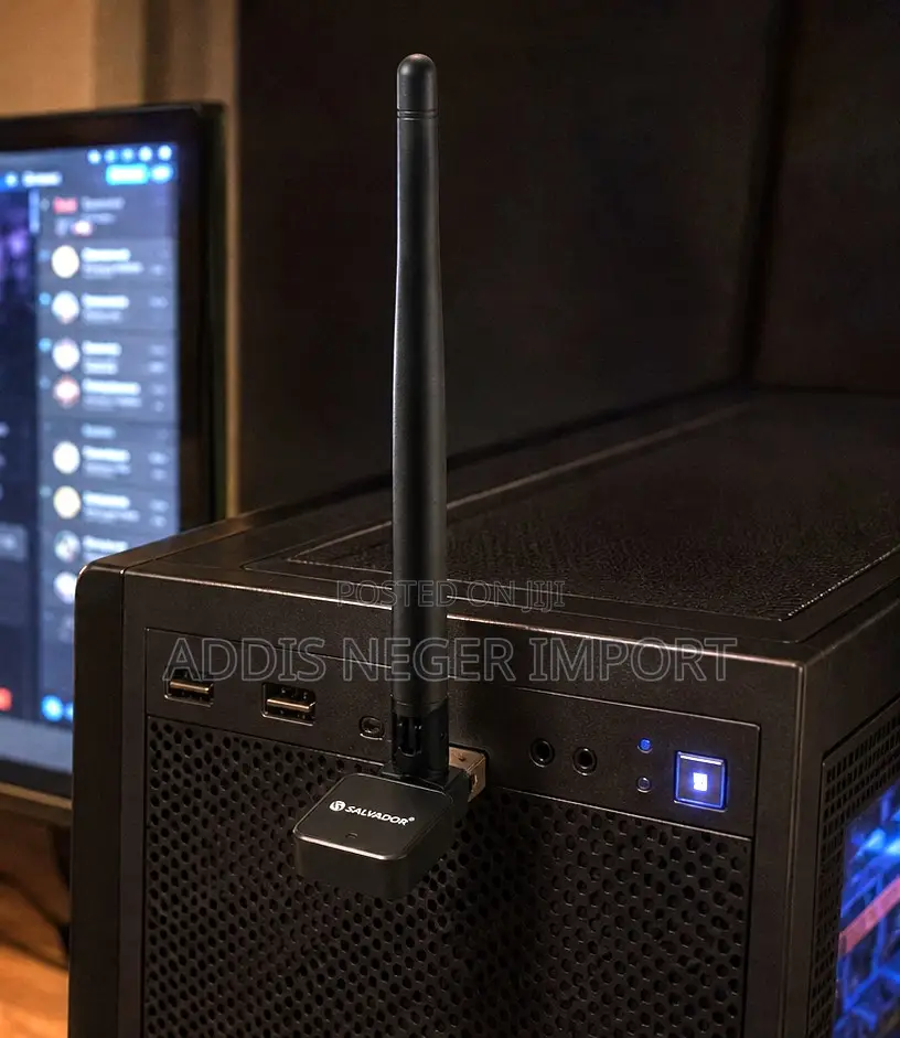 SALVADOR AC600 Dual-Band USB Wi-Fi Adapter With External Antenna