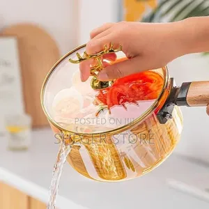 High Quality Mini Glass Pot Cookware የወጥ ማውጪያና ማብሰያ
