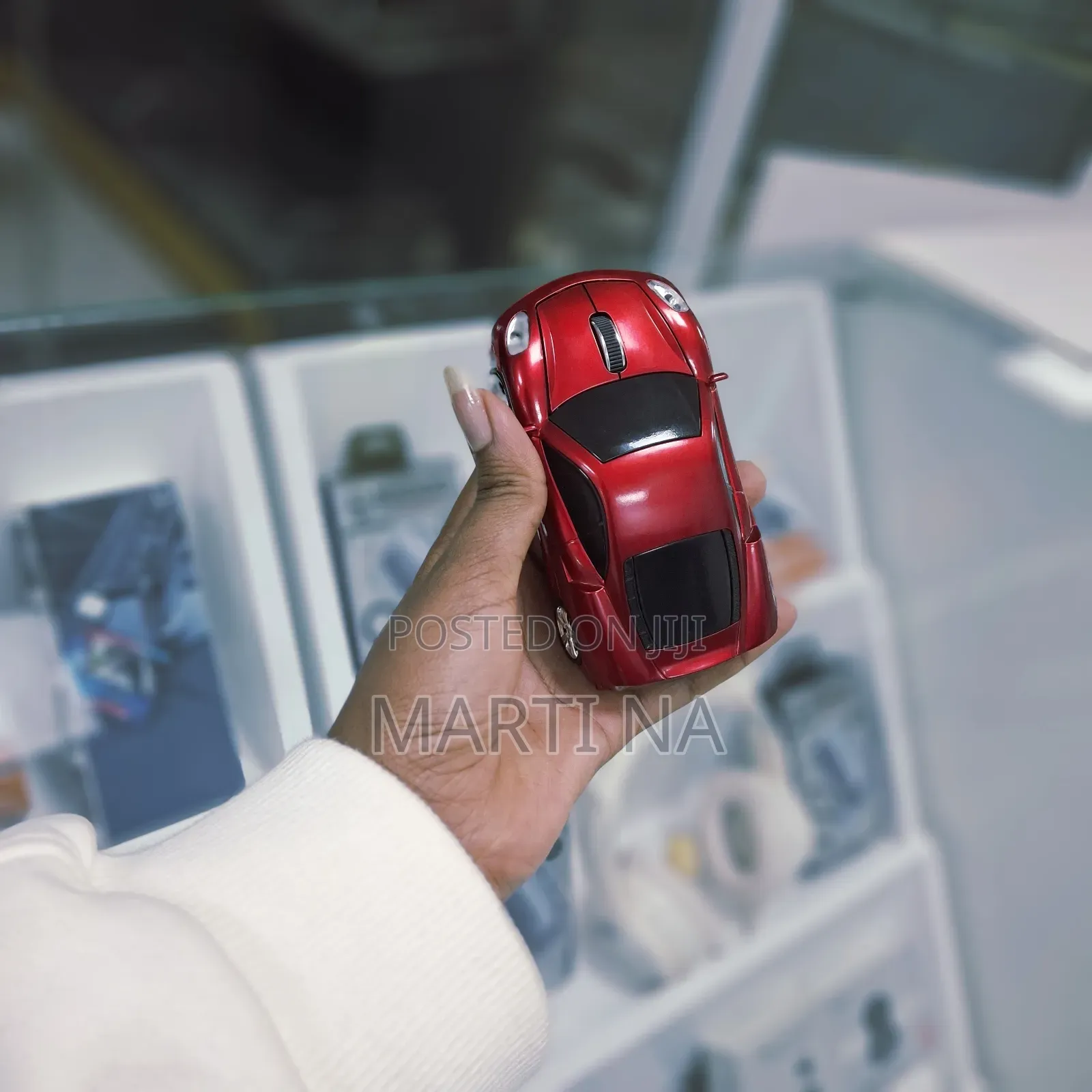 Original Sports Car-Shaped Wireless Mouse - LED Headlights